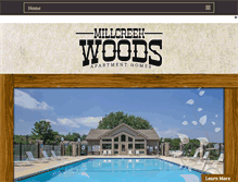 Tablet Screenshot of millcreekwoodsapts.com